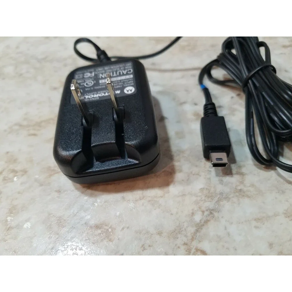 Motorola SPN5185B OEM Mini USB Travel Charger Wall Power Outlet AC Adapter